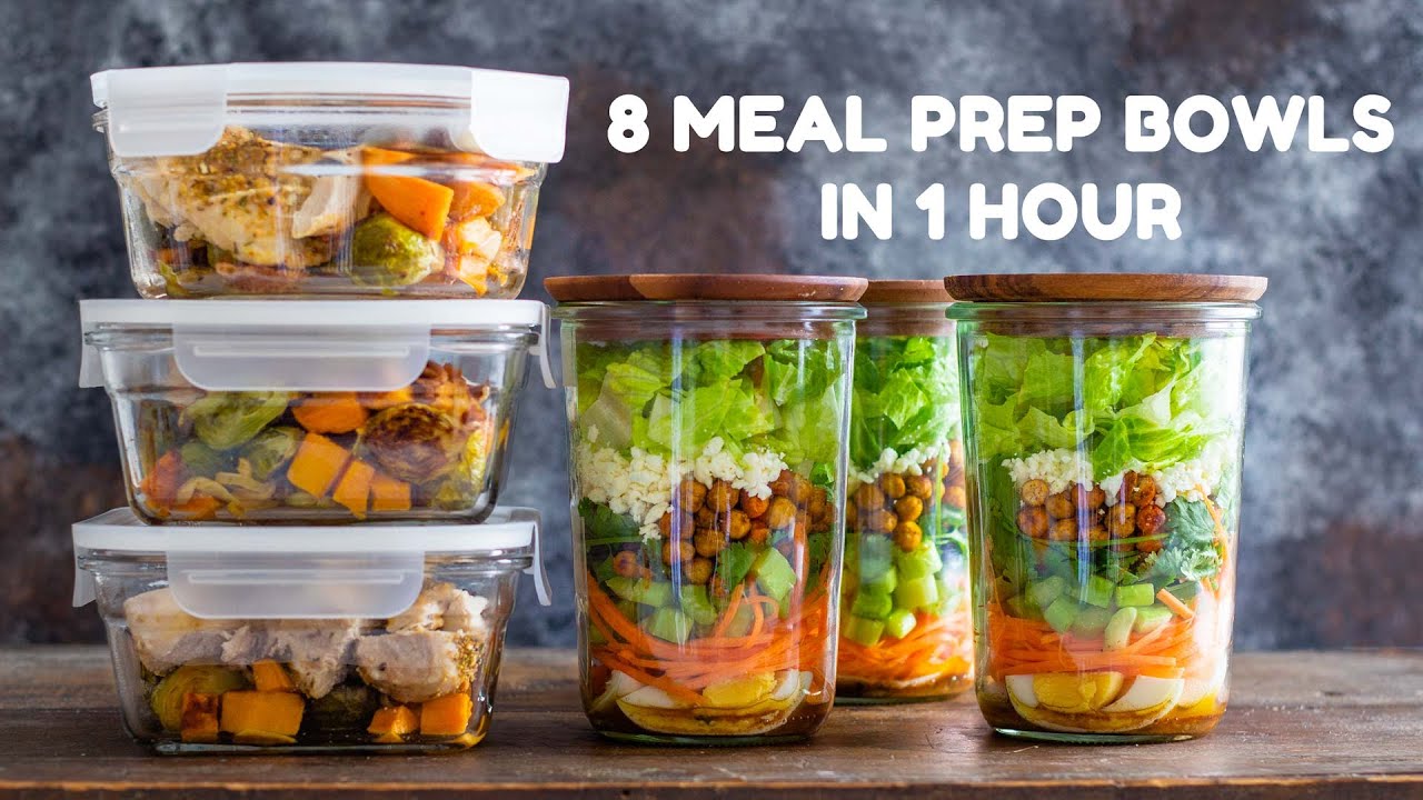 8 Healthy Meal Prep Bowls | Quick &amp; Easy Meal Prep Recipes