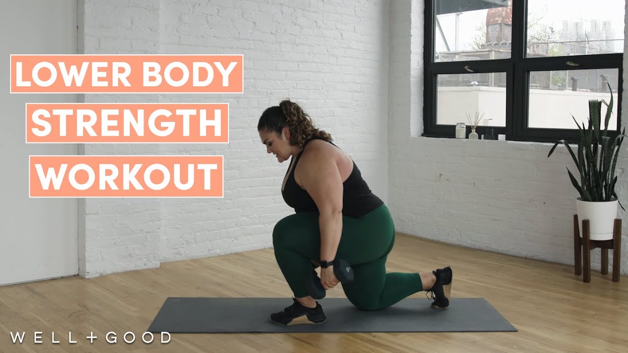 14 Minute Lower Body Strength Workout | Trainer of the Month Club | Well+Good