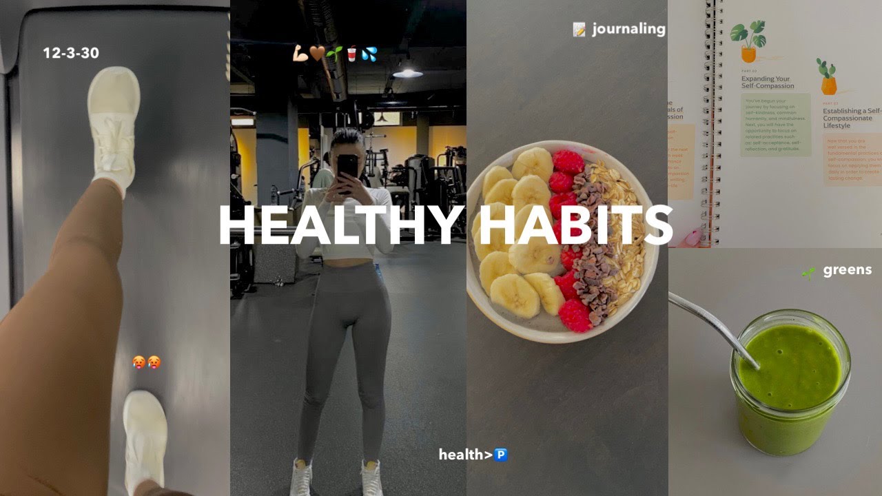 HEALTHY HABITS RESET: getting back on a healthy lifestyle, journaling, meditating, exercising &amp; more