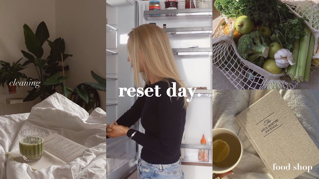 reset day: getting back on track vlog | healthy cooking, speed cleaning &amp; country walks