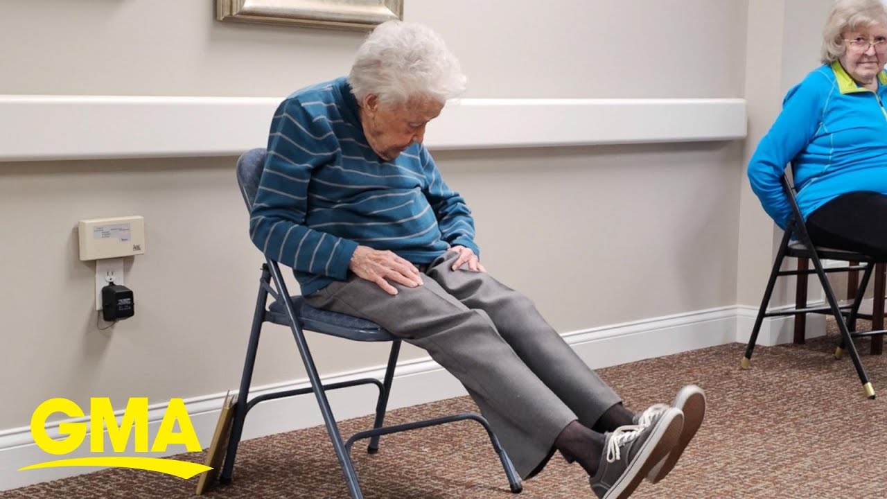 102-year-old fitness instructor shares workout advice | GMA