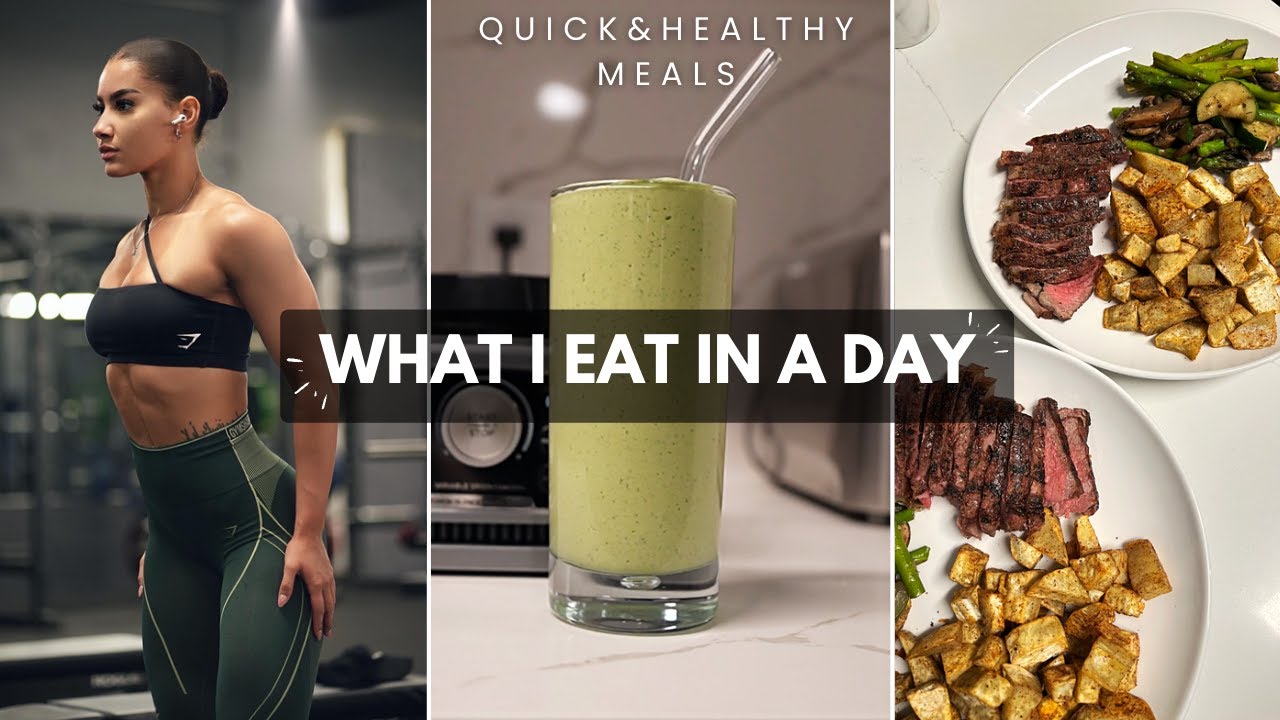 WHAT I EAT IN A DAY | High Protein, Healthy &amp; Simple Meals