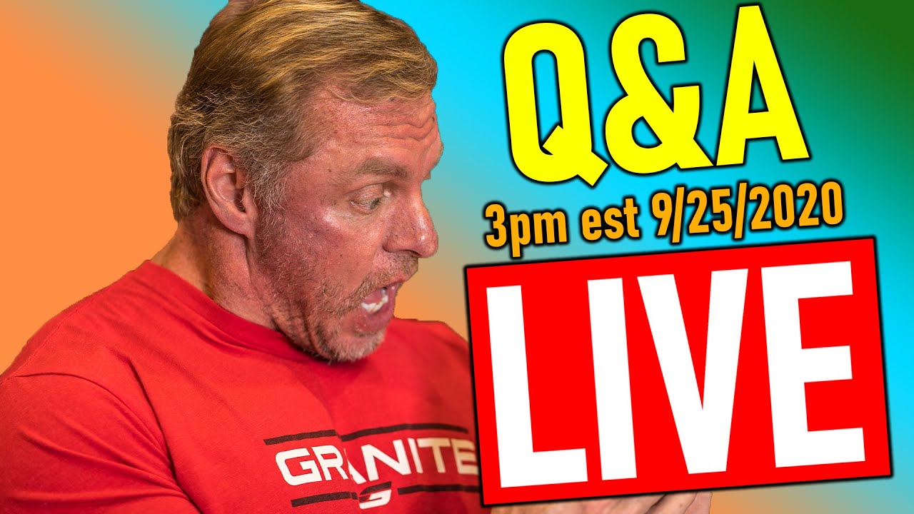 Q&amp;A Live | Cardio, Diet, Heath Update, Training , &amp; More “John Meadows”