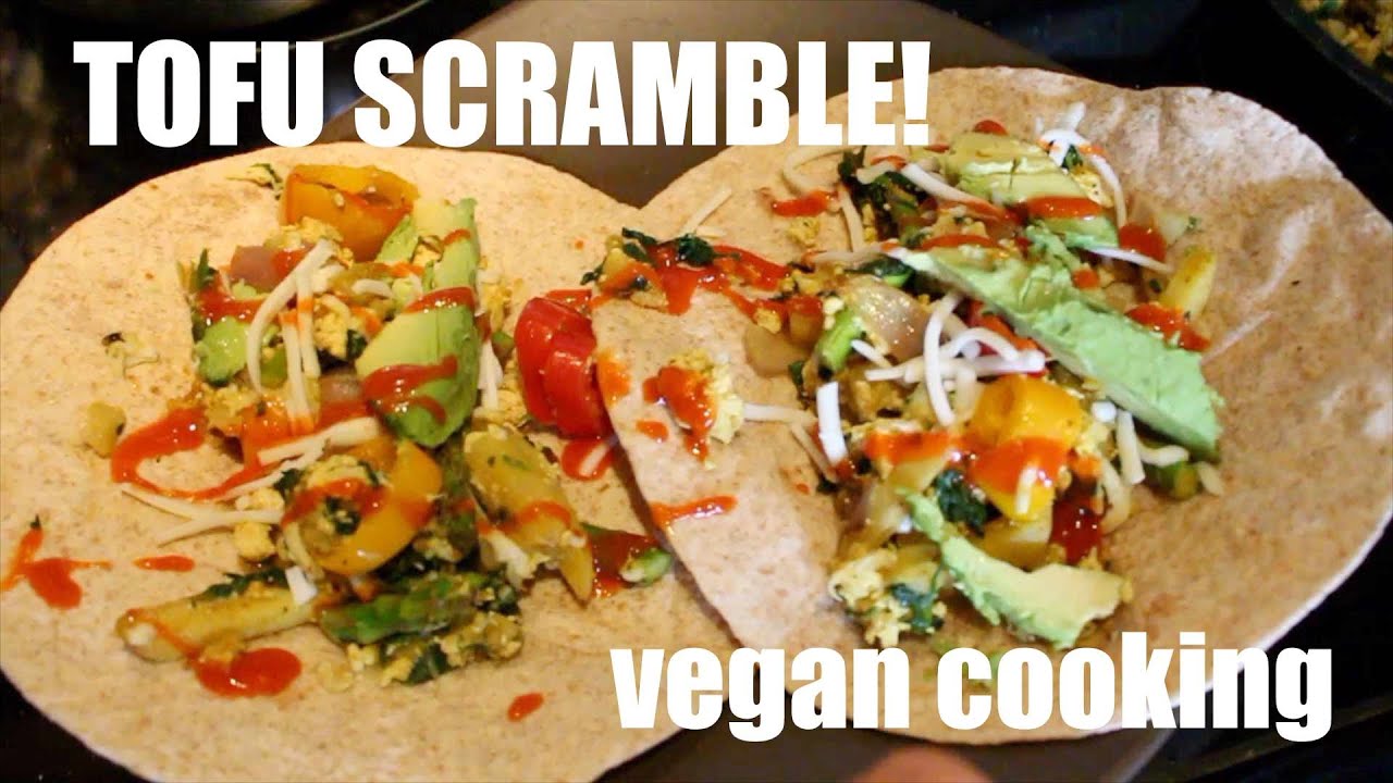 My Tofu “Scramble” Recipe : Vegan (Plant-Based) Healthy Cooking with Sage Canaday!