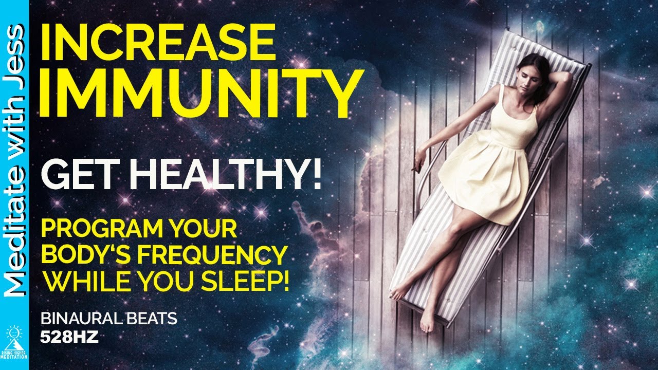 INCREASE IMMUNITY. BE HEALTHY and WELL.  Reprogram your body’s frequency while you sleep!