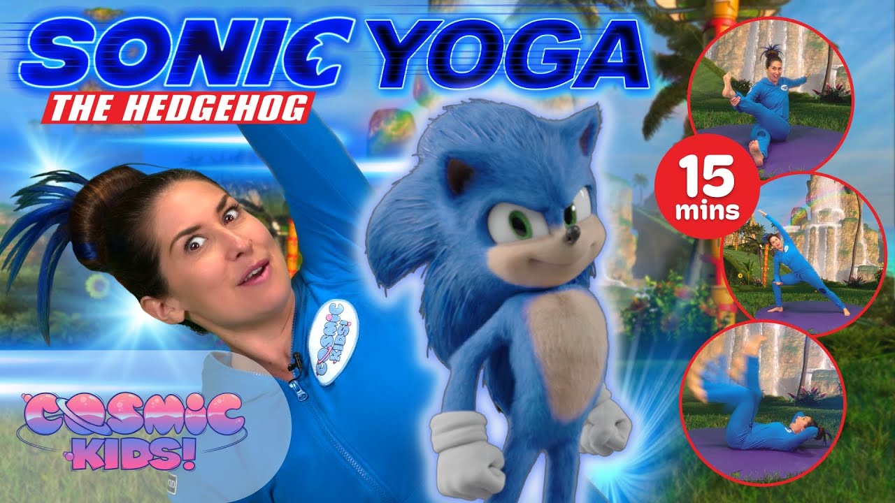 Sonic The Hedgehog | A Cosmic Kids Yoga Adventure!   Sonic Videos for Kids