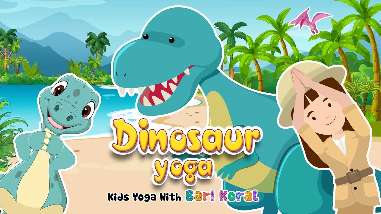 Dinosaur Yoga! March, Stretch, Breathe and Roar like a Dinosaur!