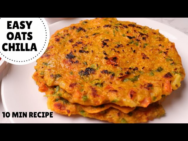 10-MINUTE OATS CHILLA Recipe for Weight Loss | Healthy Tuesdays – Episode 01