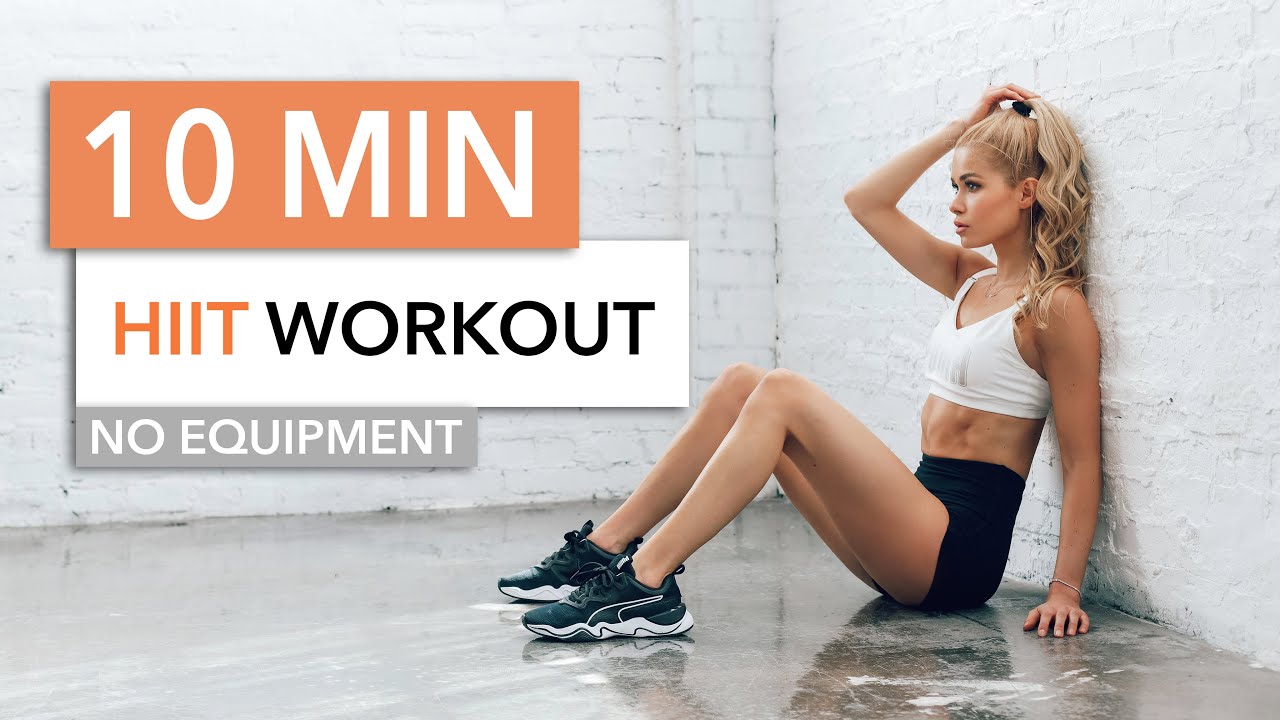 10 MIN HIGH INTENSITY WORKOUT – burn lots of calories, HIIT / No Equipment I Pamela Reif