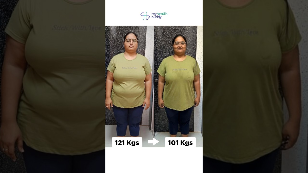 20 kg weight loss in 3 months // MyHealthBuddy